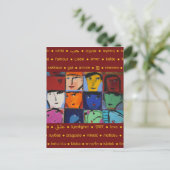 顔 ポストカード (スタンド正面)