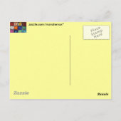 顔 ポストカード (裏面)