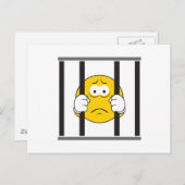 顔 ポストカード (正面/裏面)