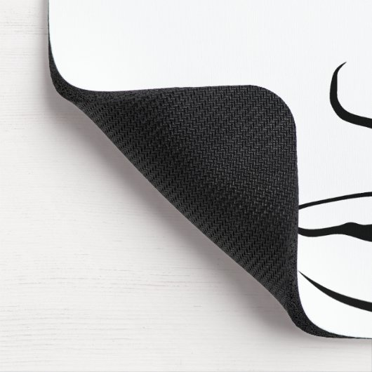 顔 マウスパッド (コーナー)