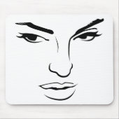 顔 マウスパッド (正面)