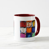 顔 マグカップ (正面右)