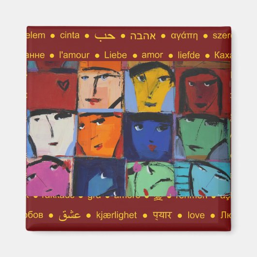 顔 マグネット (正面)