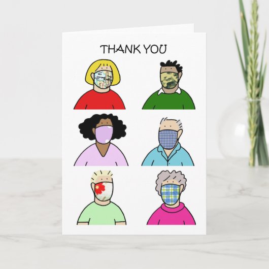 顔・マスク カード (正面)