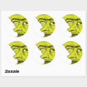 顔 ラウンドシール (シート)