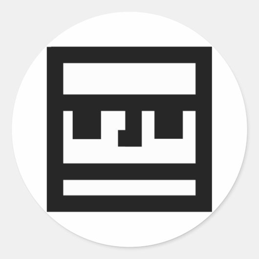 顔 ラウンドシール (正面)