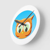 顔 ラウンド壁時計 (傾斜)