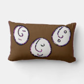 顔 ランバークッション (裏面)