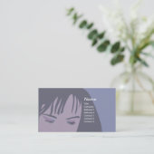 顔 名刺 (スタンド正面)