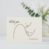 顔 感謝カード (スタンド正面)