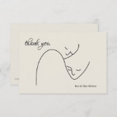 顔 感謝カード (正面/裏面)