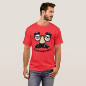 顔(眼鏡付き) Tシャツ (正面フル)