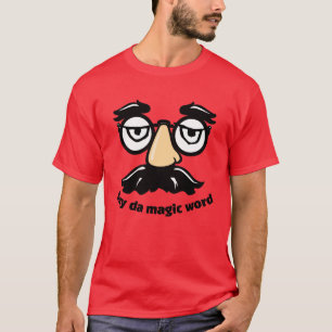 顔(眼鏡付き) Tシャツ