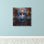 顔（第三の目） キャンバスプリント (インサイチュ (ウッドフロア))