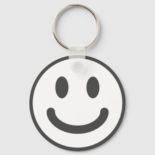 顔/絵文字/絵文字/happy顔keychain キーホルダー