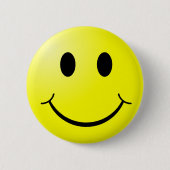 顔 缶バッジ (正面)