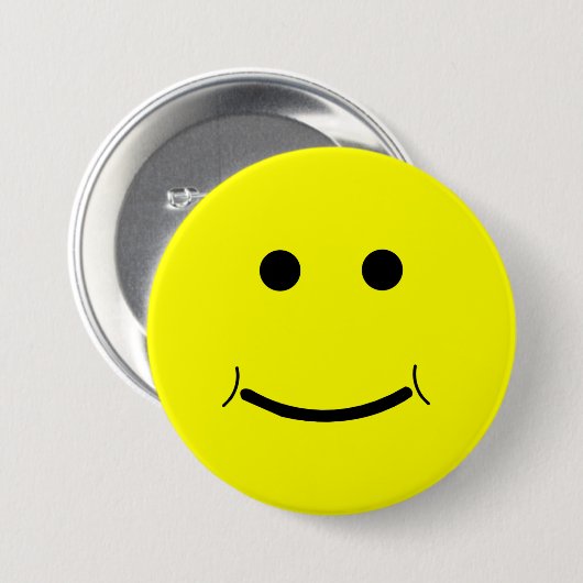 顔 缶バッジ (正面&裏面)