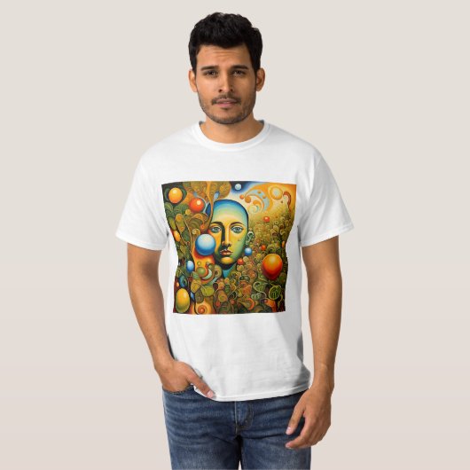 顔（葉） 4 Tシャツ (正面フル)