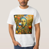 顔（葉） 4 Tシャツ (正面)