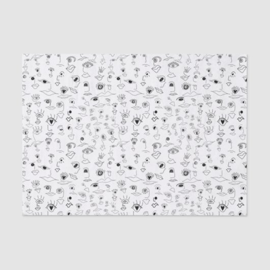 顔 薄葉紙 (正面)