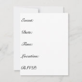 顔(赤いバルーン) 招待状 (裏面)