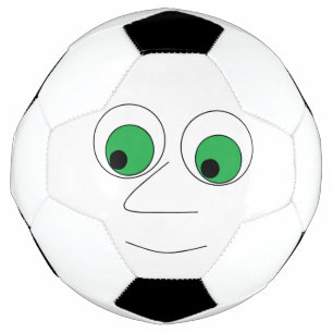 顔(鼻が大きいおもしろい) サッカーボール