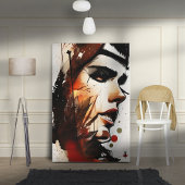 顔- 001 キャンバスプリント