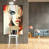 顔- 002 キャンバスプリント