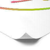 顔#1 （音声バブル付き） ポスター (角)