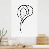 「顔」 JTGアートポスター ポスター (キッチン)