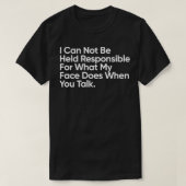 顔 Tシャツ (デザイン正面)
