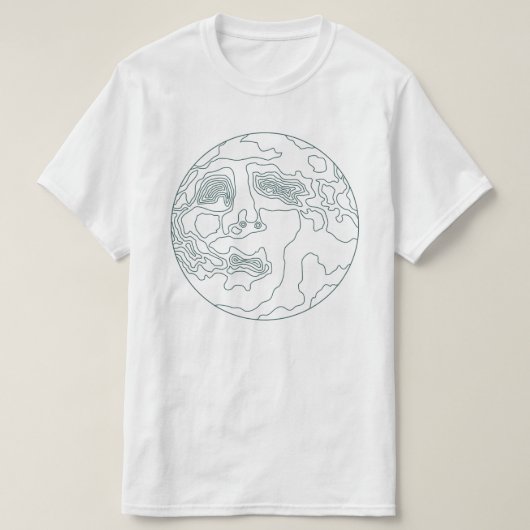 顔 Tシャツ (デザイン正面)