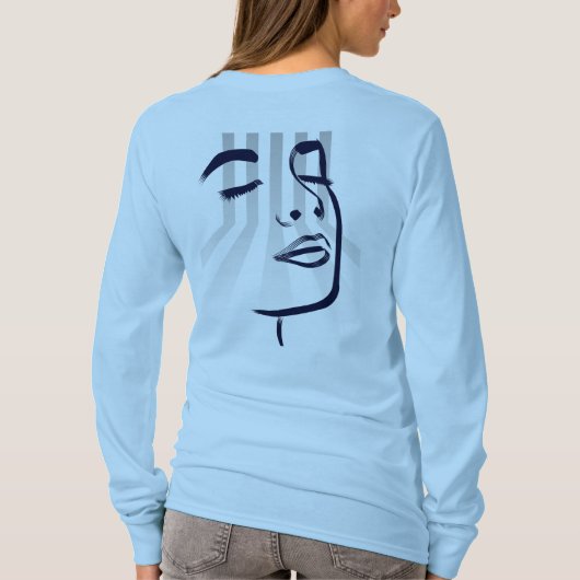 顔 Tシャツ (裏面)