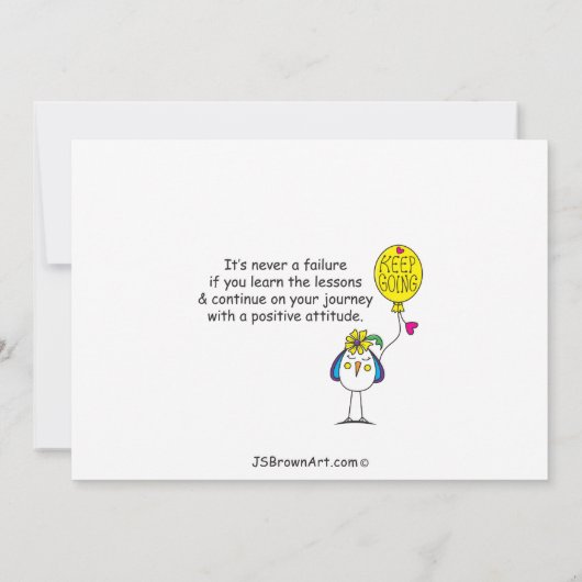 顔Challenge_Flatカード7"x5" (裏面)