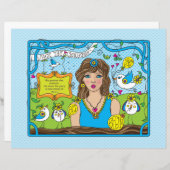 顔Challenge_Flat紙シート11"x8.5" (正面/裏面)