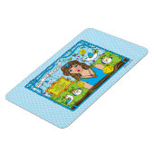 顔Challenge_Flexibleマグネット6"x4" マグネット (左側)