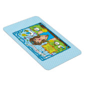 顔Challenge_Flexibleマグネット6"x4" マグネット (右側)