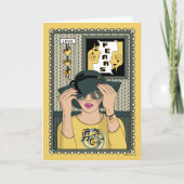 顔Fears_C_Greeting カード (正面)