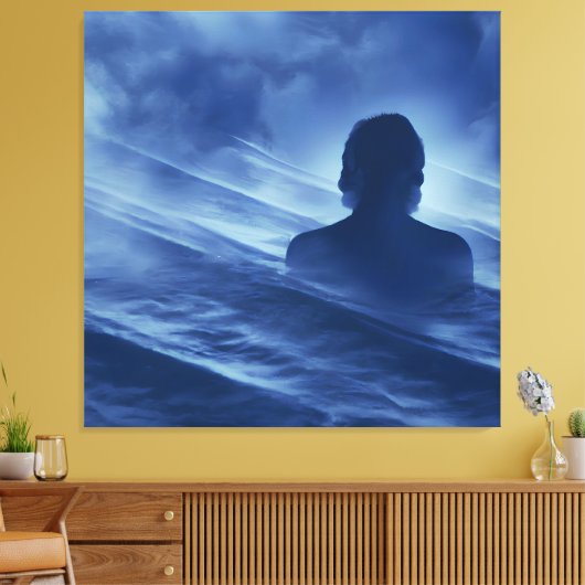 顔it単独 キャンバスプリント (インサイチュ (リビング))