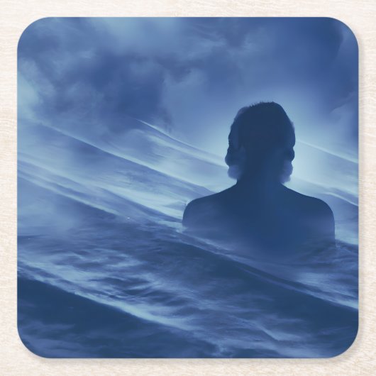 顔it単独 スクエアペーパーコースター (正面)