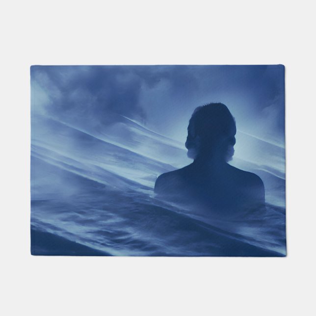 顔it単独 ドアマット (正面)