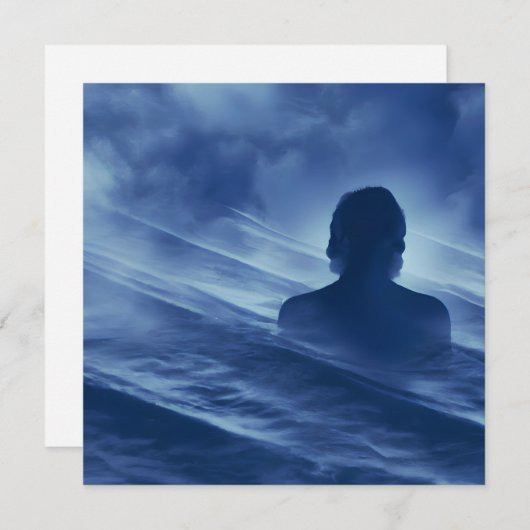 顔it単独 招待状 (正面/裏面)