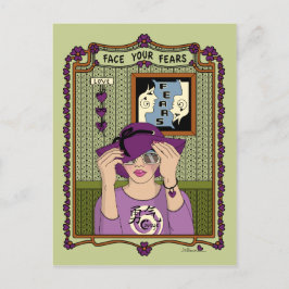 顔Your Feeds_A_ポストカード ポストカード