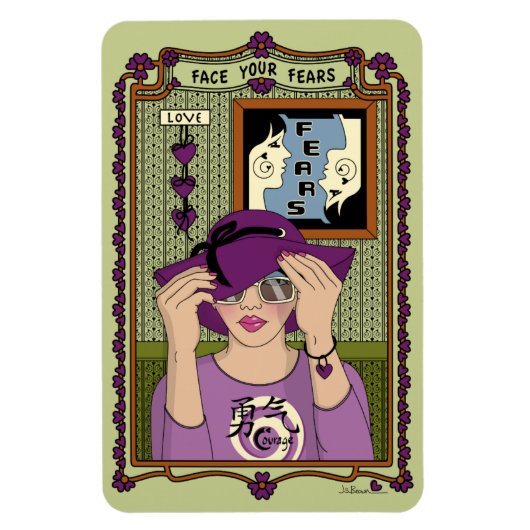 顔Your Feeds_A_4x6冷凍機磁石 マグネット (縦)