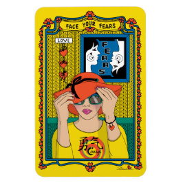 顔Your Feeds_B_4x6冷凍機磁石 マグネット