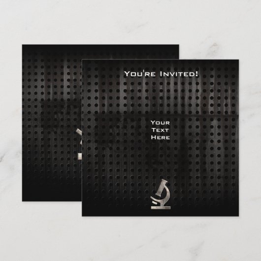 顕クール微鏡 招待状 (正面/裏面)