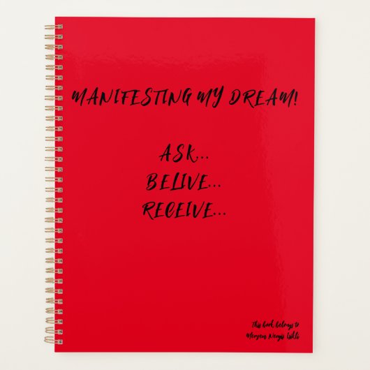 顕在性プランナー プランナー手帳 (正面)