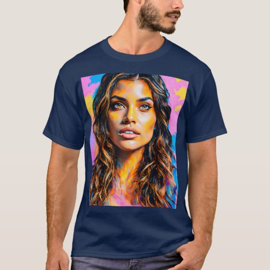 顕彰する女性 Tシャツ (正面)