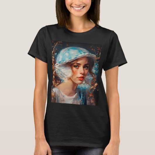 顕彰する女性 Tシャツ (正面)