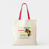 顕彰インスパイア過去の黒人歴史月間 トートバッグ (裏面)